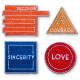Frank Lloyd Wright Organic Commandment Patch (pack of 4)