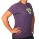 Peacock Women's T-Shirt - Plum