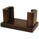 Dark Wood Cradle Coaster Stand