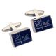 Blue Print Cufflinks