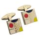 Playhouse White Cufflinks