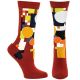 Coonley Playhouse Womens Socks - Red