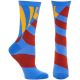 Spiral Ramp Womens Socks - Blue