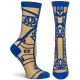 Waterlilies Sheer Womens Socks - Navy