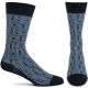 Concrete Frieze Mens Dress Socks - Black