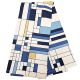 Oak Park Printed Blue Tea Towel
