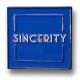 Frank Lloyd Wright Sincerity (Organic Commandment) Lapel Pin