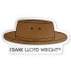 Frank Lloyd Wright Iconic Hat Sticker