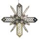 Robie House Snowflake Sconce 3-Dimensional Ornament